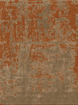 attitude 5586-Abstract-63 - handgefertigter Teppich,  tibetisch (Indien), 100 Knoten Qualität